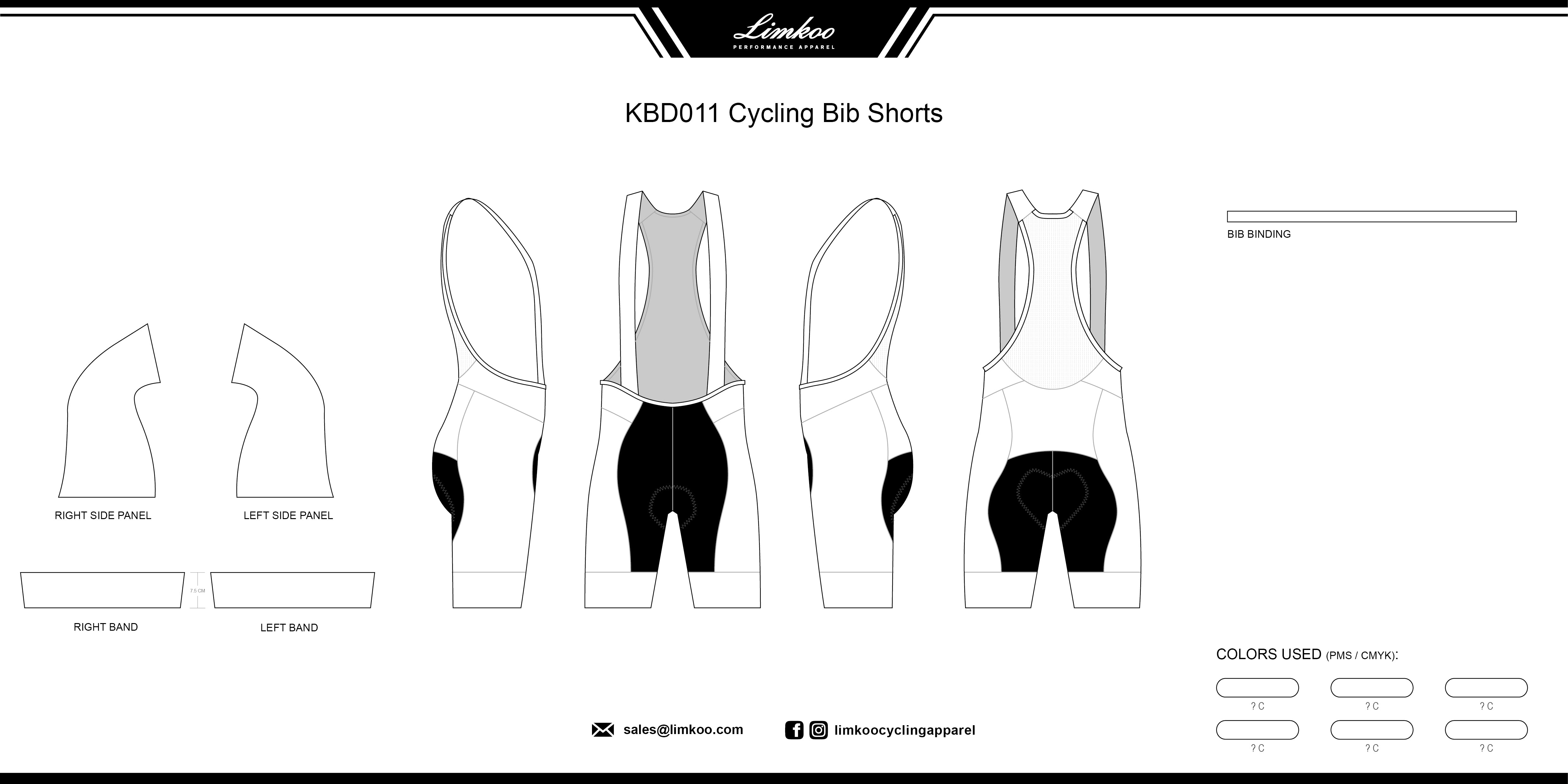 SCALA CYCLING BIB SHORTS