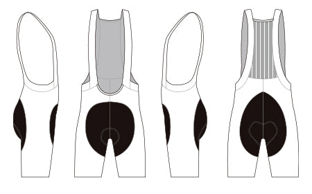 KBE Cycling Bib Shorts (PRO FIT)