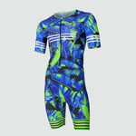 Load image into Gallery viewer, AERO HEXA SHORT SLEEVE TRI SUIT
