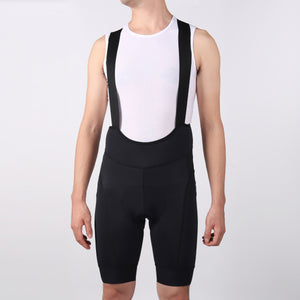 KONIX BLACK CYCLING BIB SHORTS