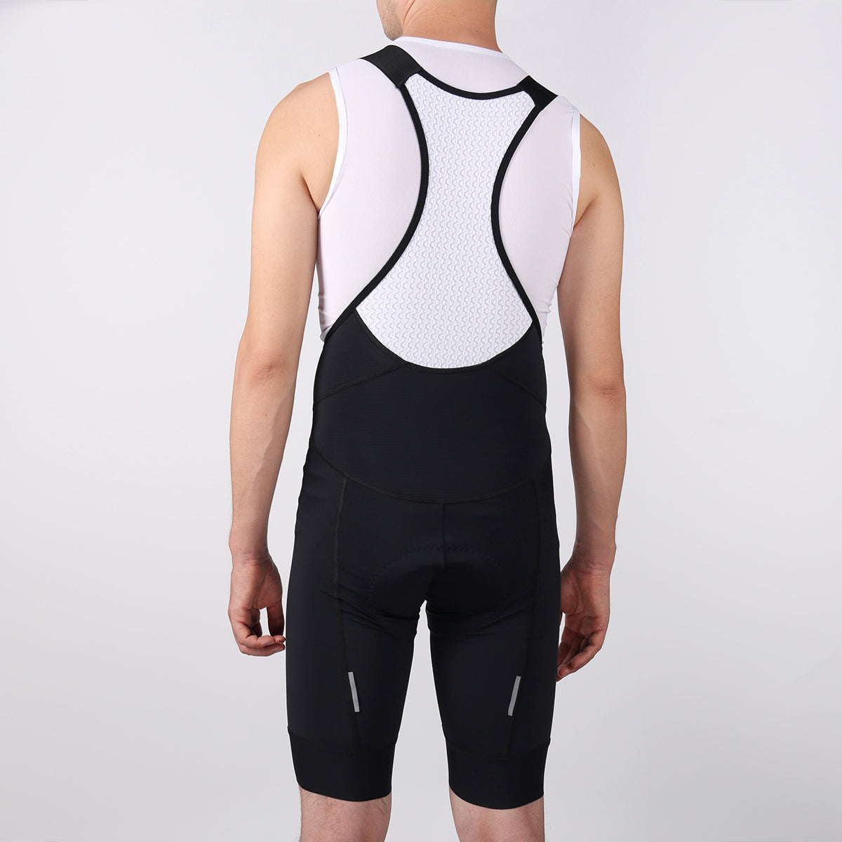 KONIX BLACK CYCLING BIB SHORTS