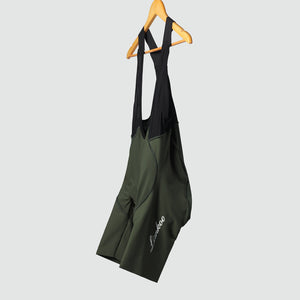 ECO SUPERGRIP OLIVE BIB SHORTS