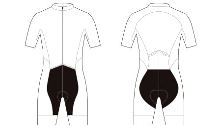 KEB Full Zip Short Sleeve Cycling Skinsuit