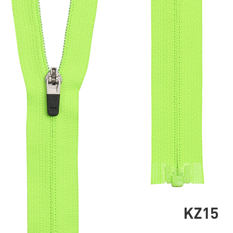 YKK Fluo Color Full Length Zipper