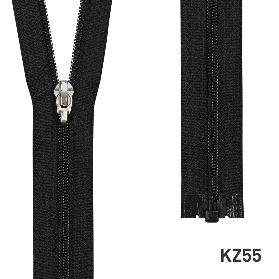 YKK Coil Full Length zipper with custom puller