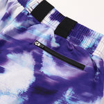 Load image into Gallery viewer, PURPLE PAINT AERO DRY PRO RUNNING SHORTS
